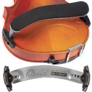 Everest Silver ES Series 1/4-1/10 Violin Adjustable Shoulder Rest